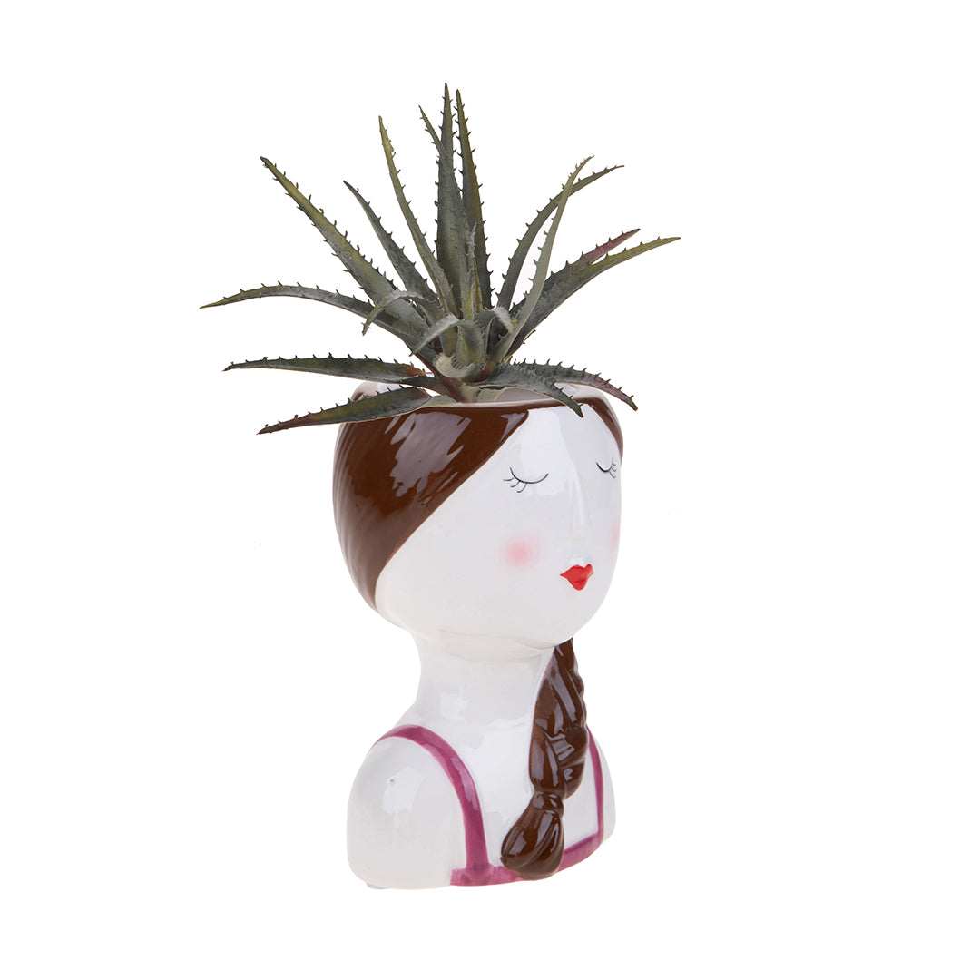 Vaso testa treccia • 14,5 cm