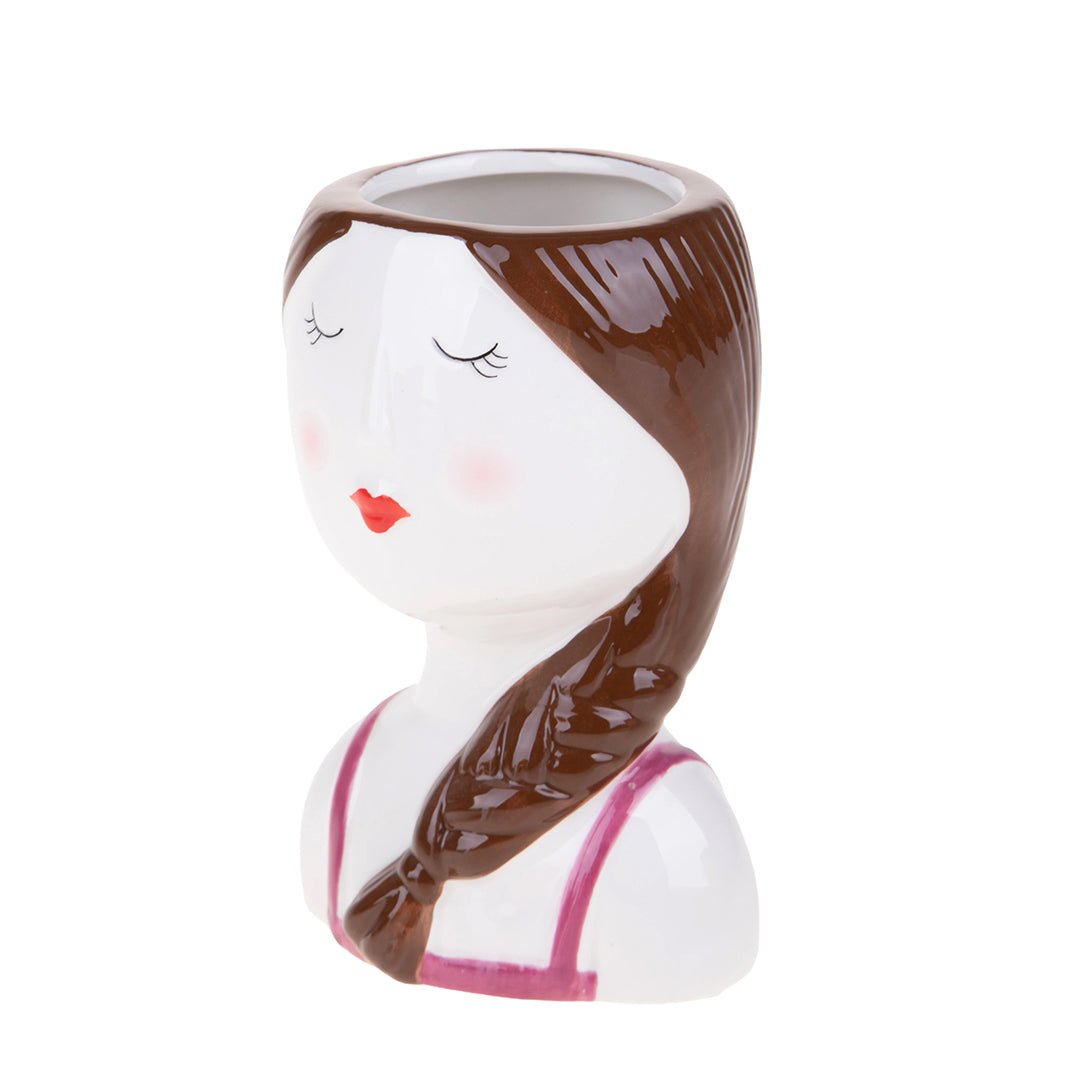 Vaso testa treccia • 14,5 cm