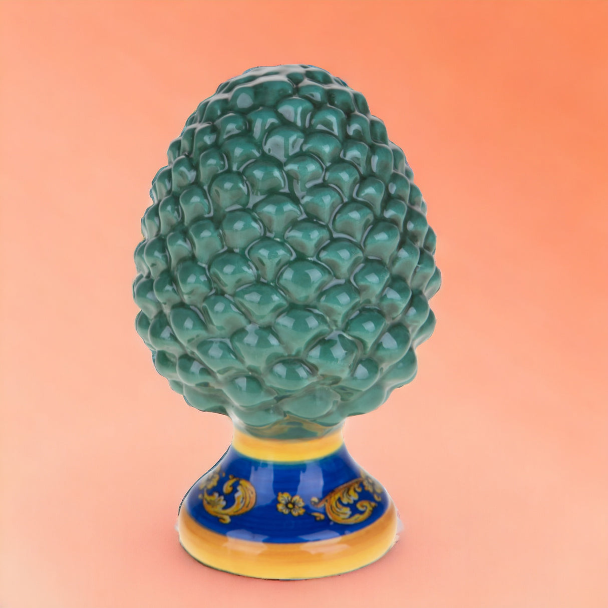 Decorazione ceramica Pigna In Ceramica • 25 cm