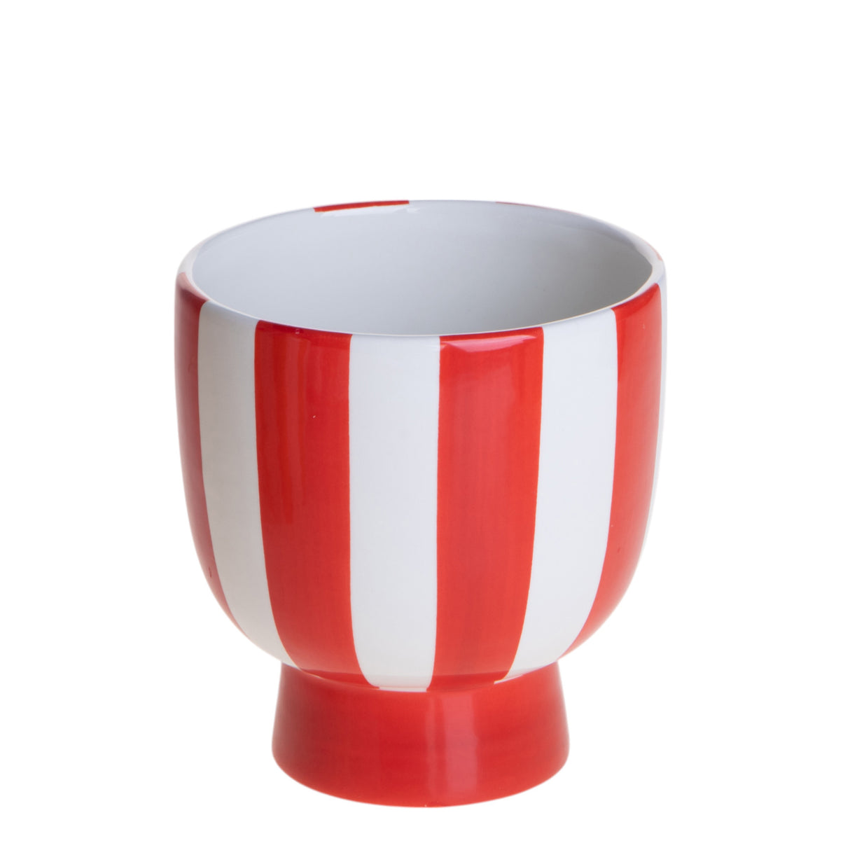 3 Pezzi • Vaso righe • 14,5 cm