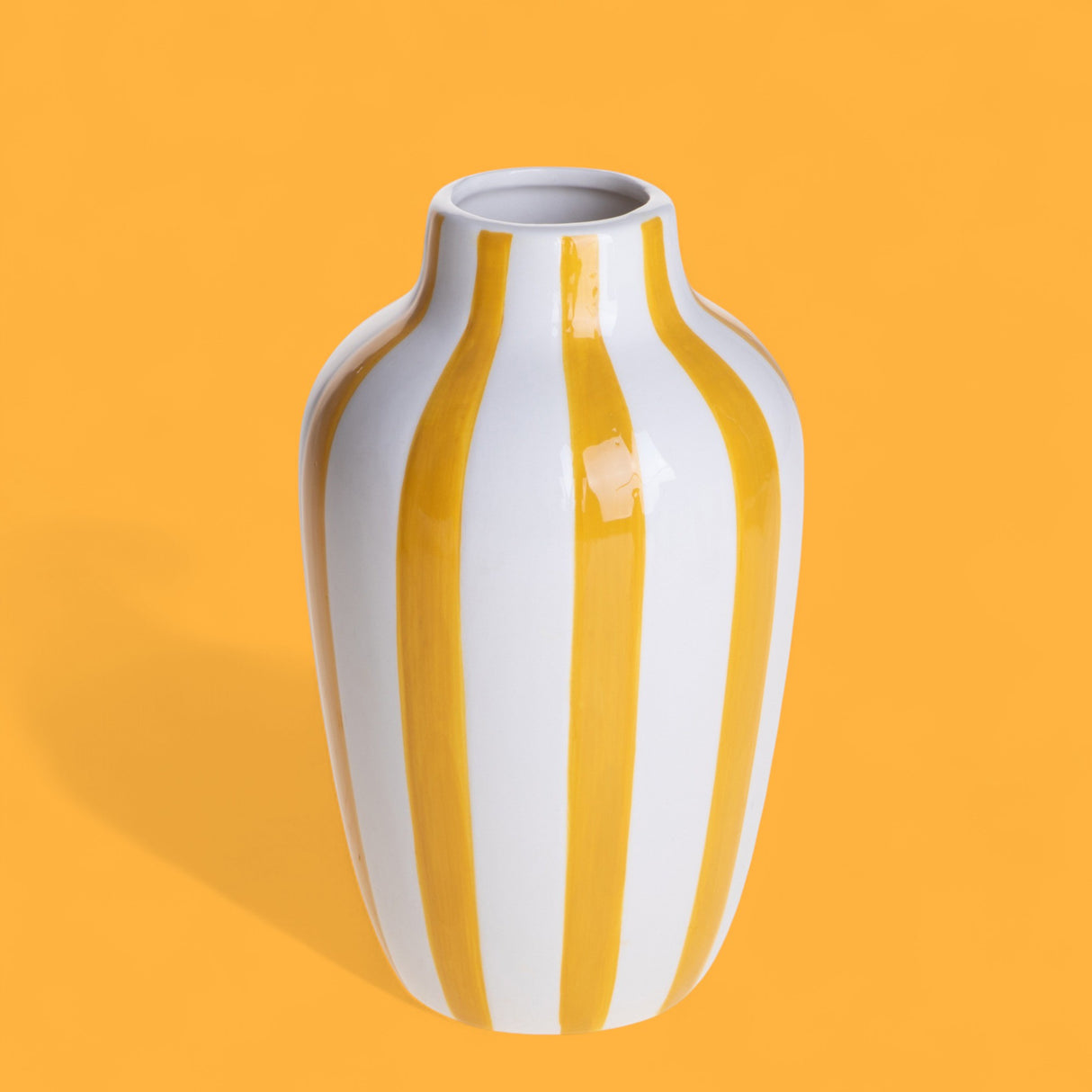 3 Pezzi • Vaso righe • 21 cm