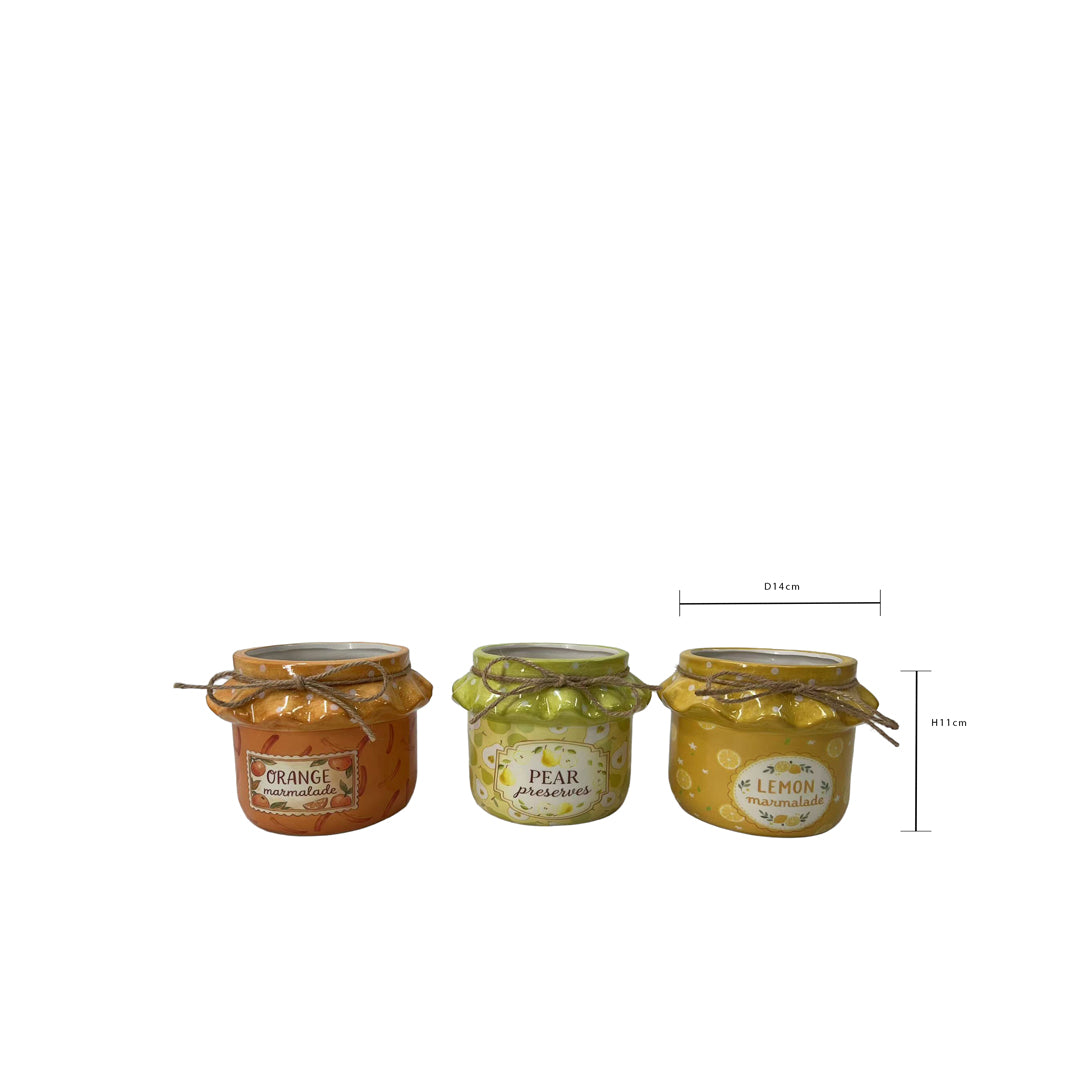 Set 3 Cachepot Marmellata • 11 cm