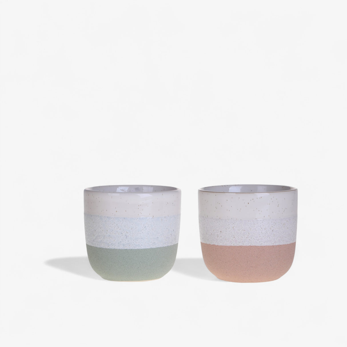 3 Pezzi • Set 2 cachepot • 12 cm