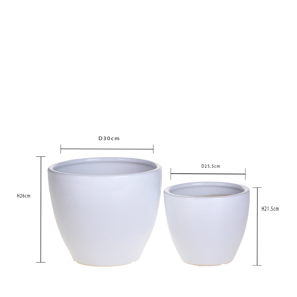 Set 2 cachepot • 26 cm