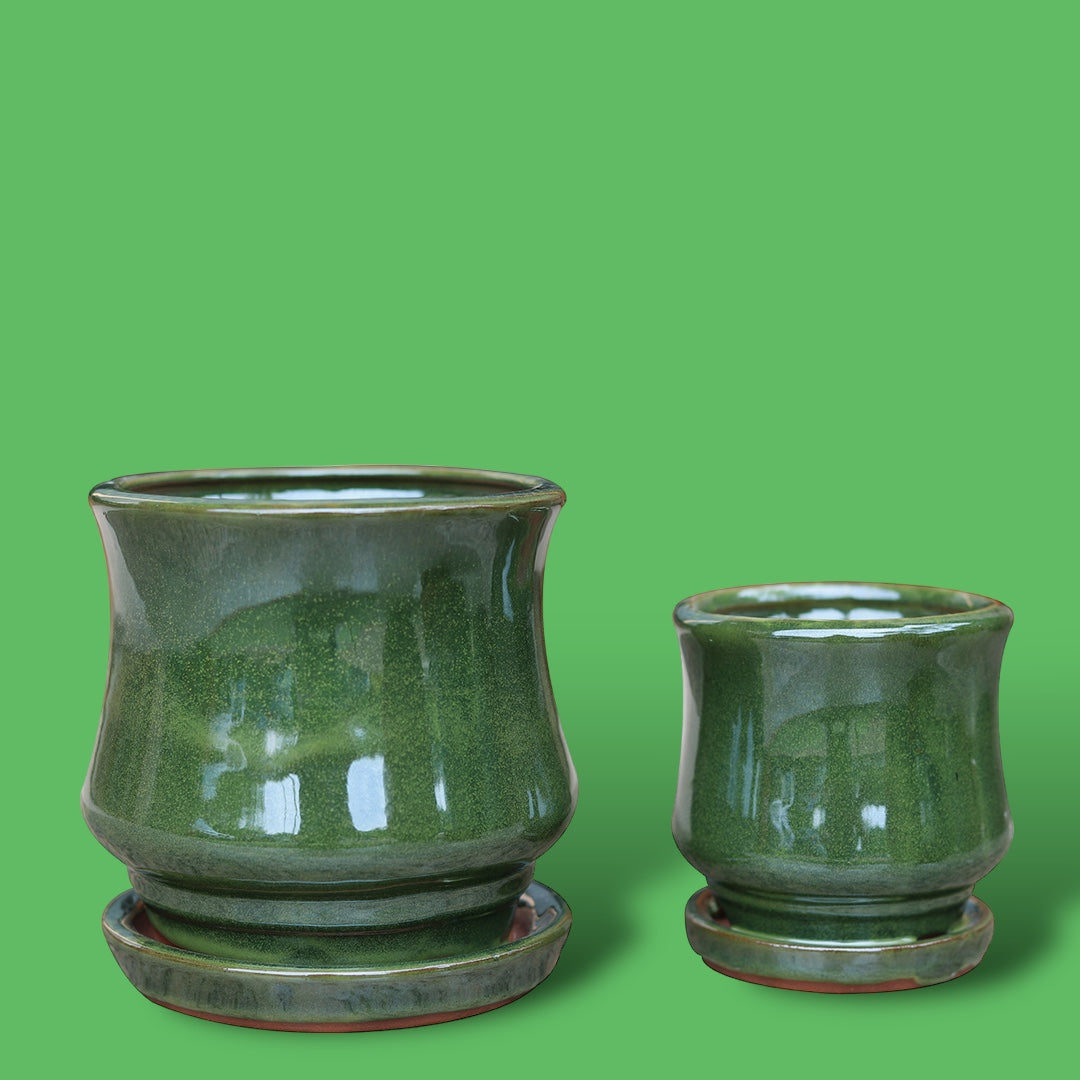 Vaso ceramica Set di 2 Vasi Onda • D16 • D13 cm