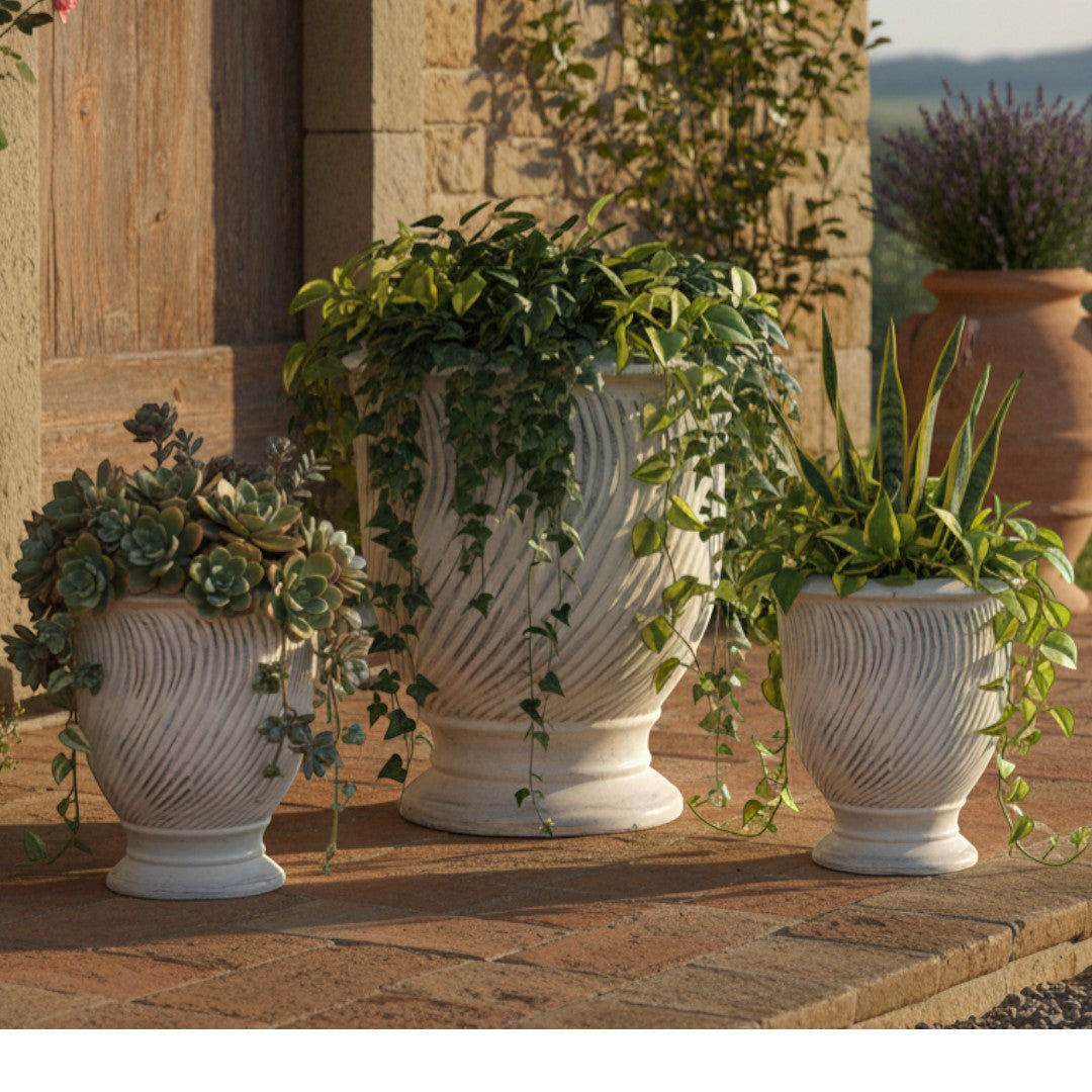 Set di 3 Vasi Onda • 39 cm