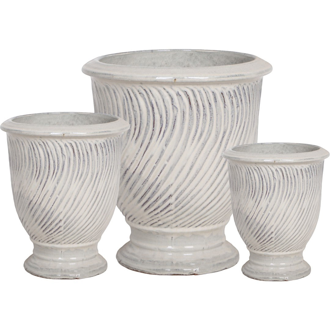 Set di 3 Vasi Onda • 39 cm