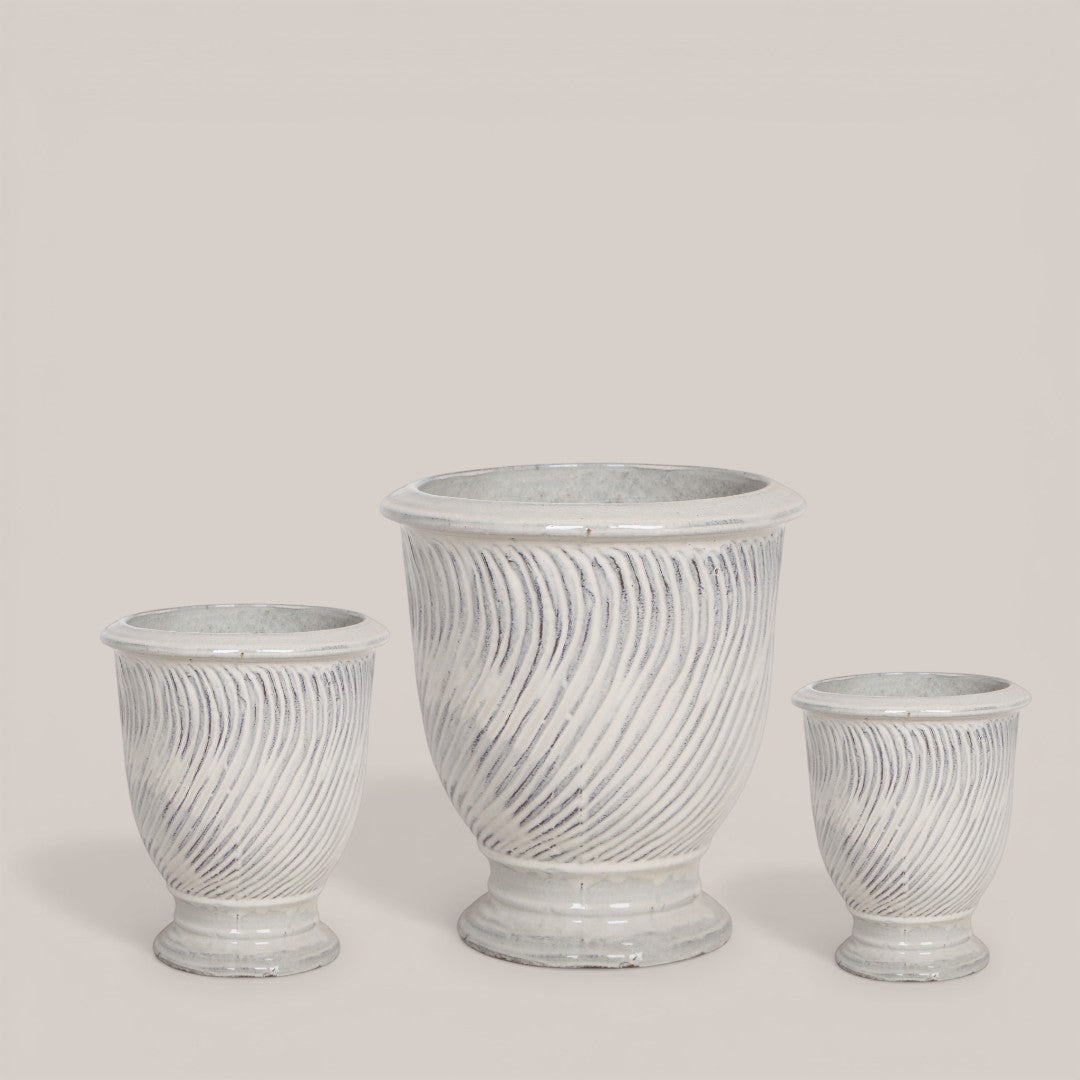 Set di 3 Vasi Onda • 39 cm