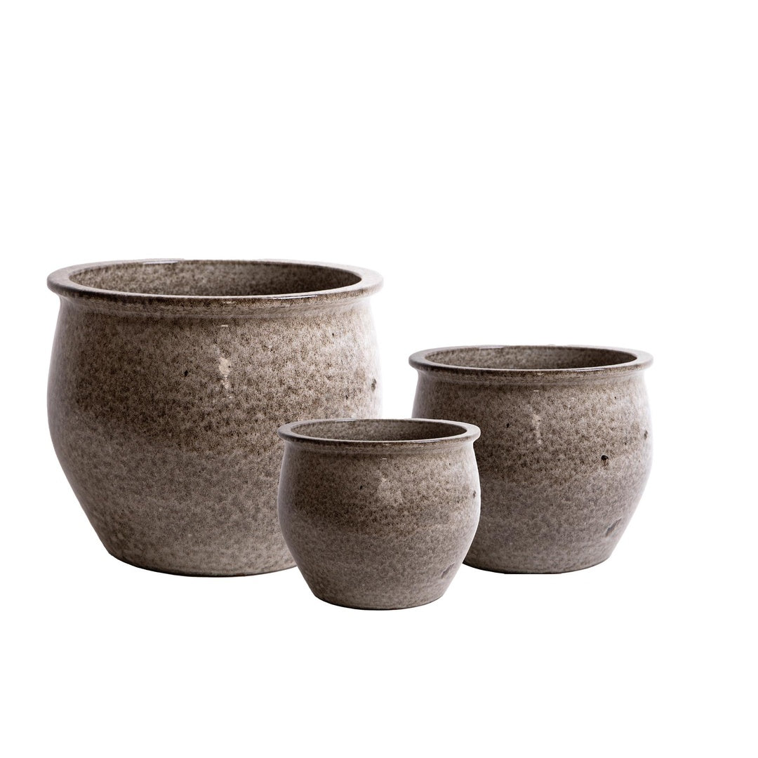 Set e 3 vaso rotondo • D.55-44-34 cm