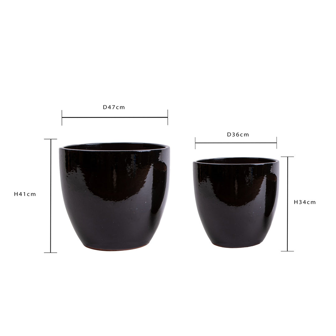 Set 2 cachepot • 36 cm