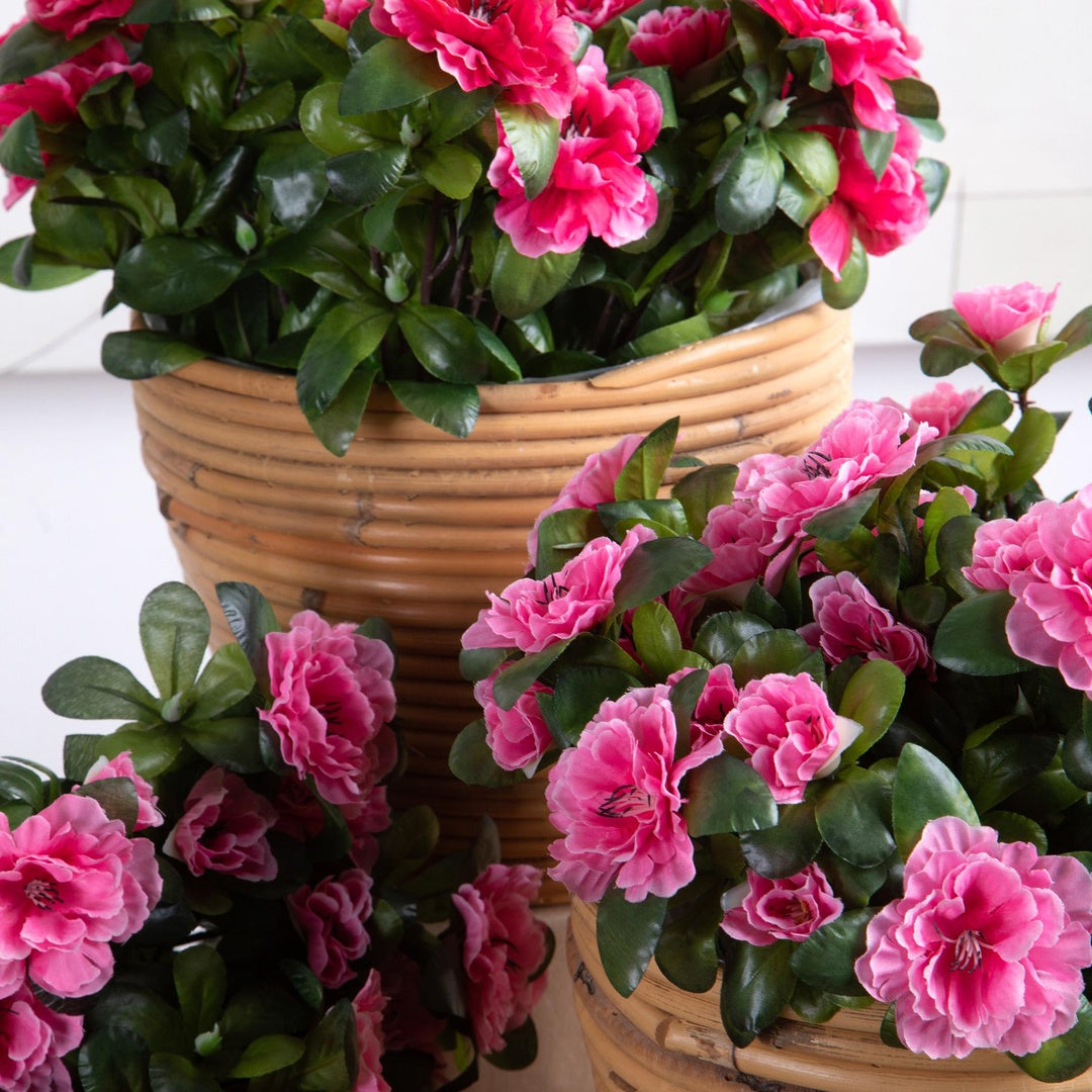 Cespuglio azalea artificiale 7 rami • 37,5 cm