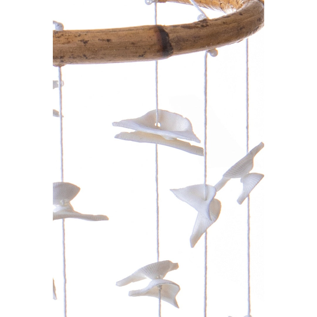 Anello con conchiglie nat • 56 cm