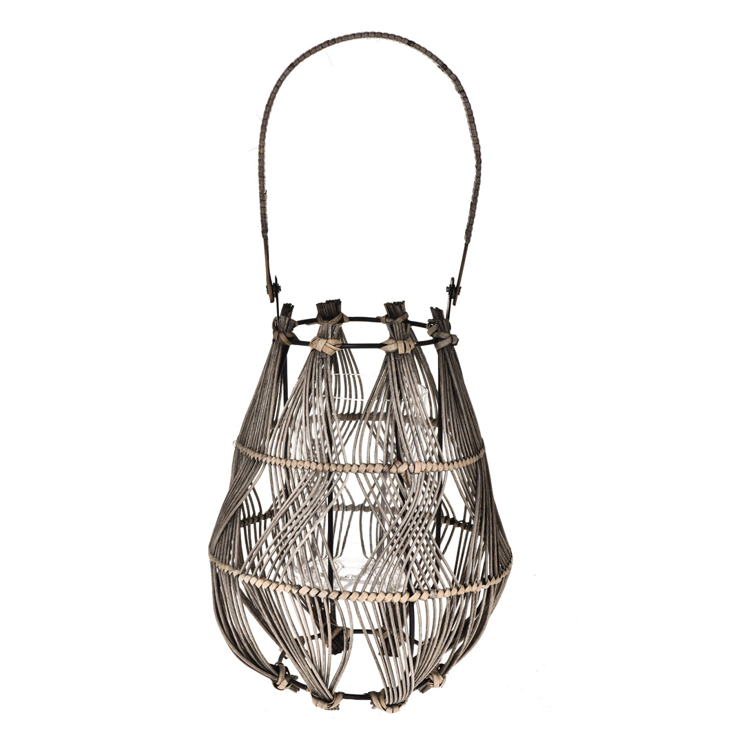 Lanterna in rattan • 42 cm