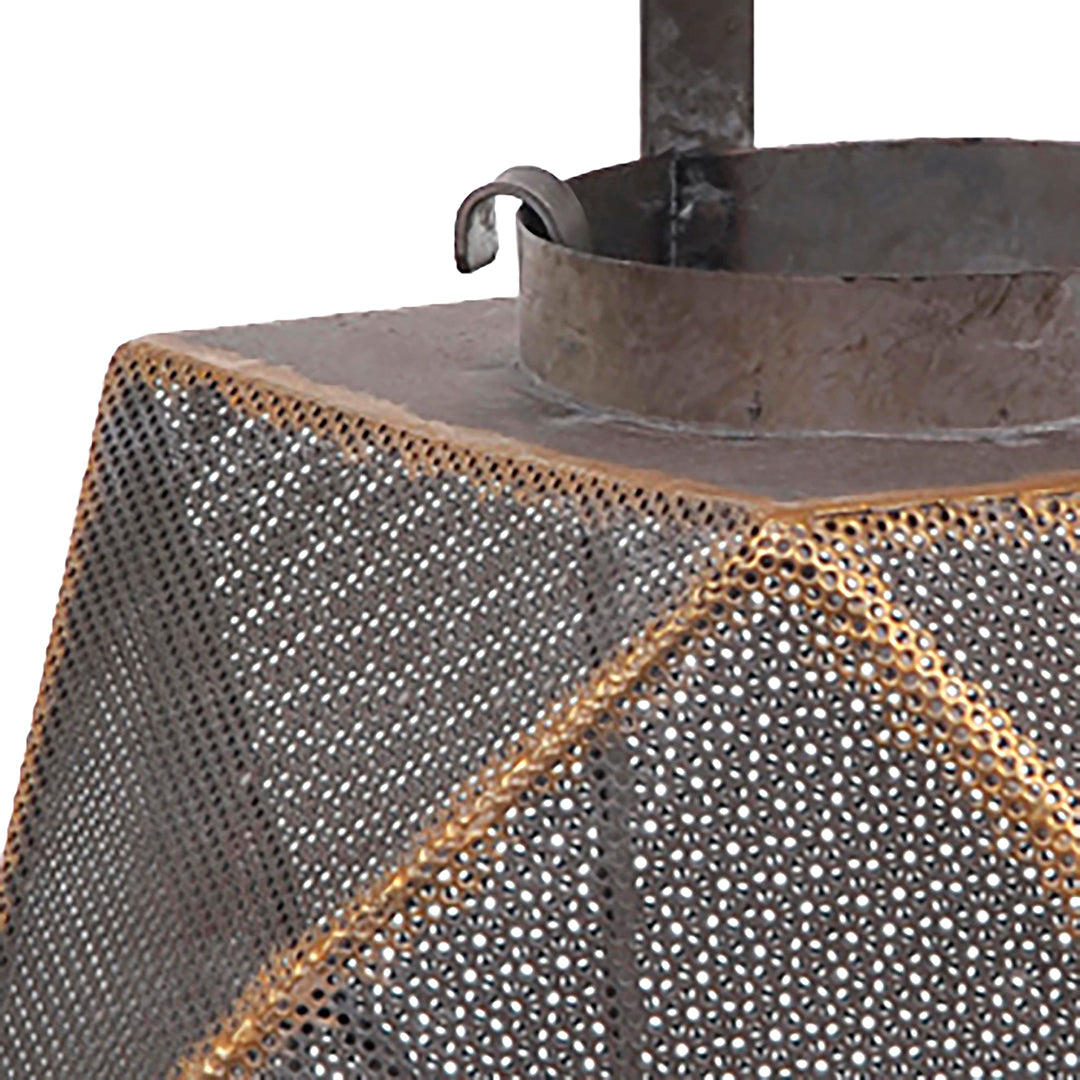 Lanterna in metallo con manico • 30 cm