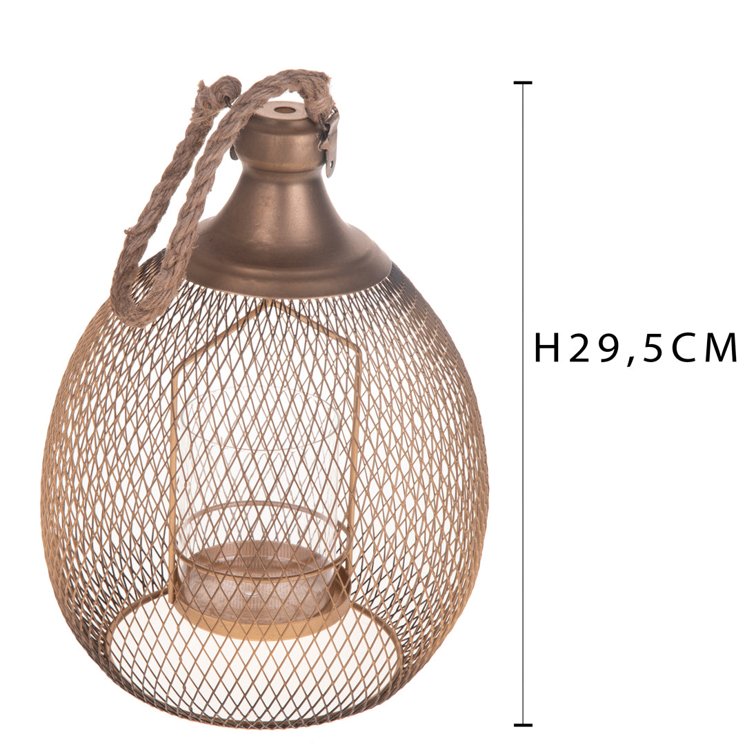 Lanterna con Vetro • 29,5 cm