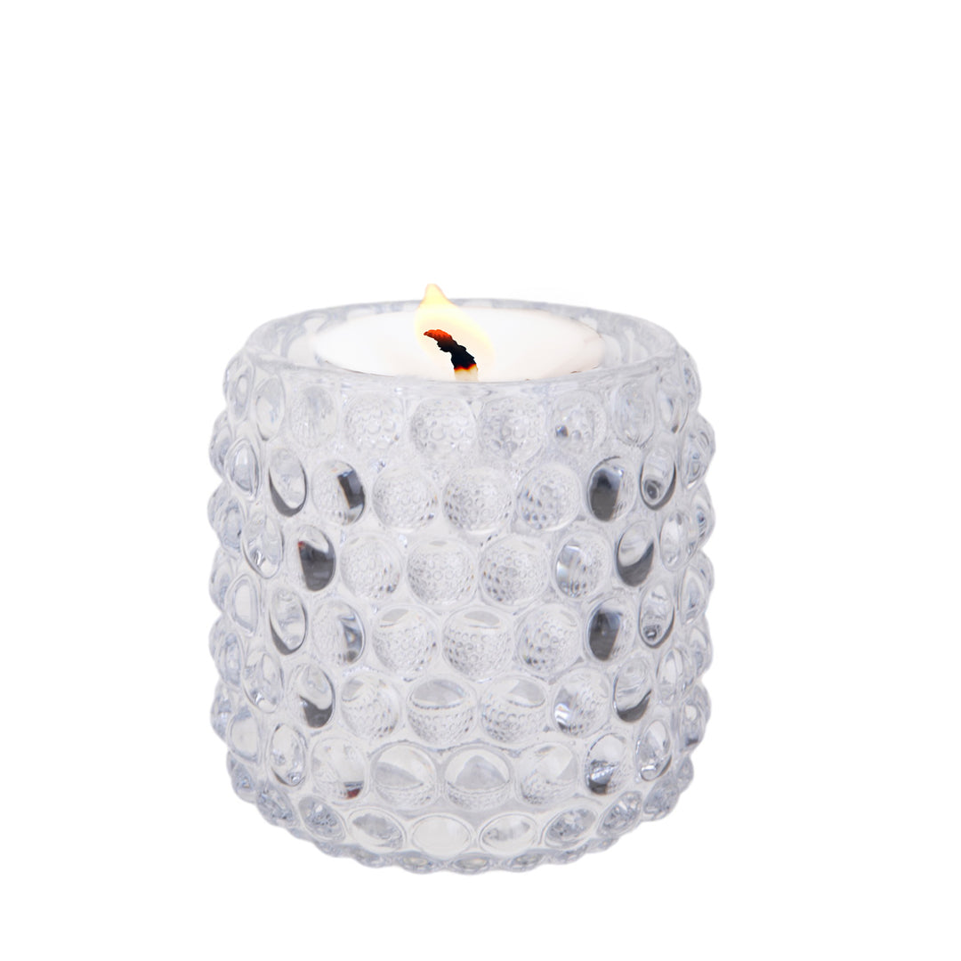 3 Pezzi • Porta Candela Bubble • 9 cm