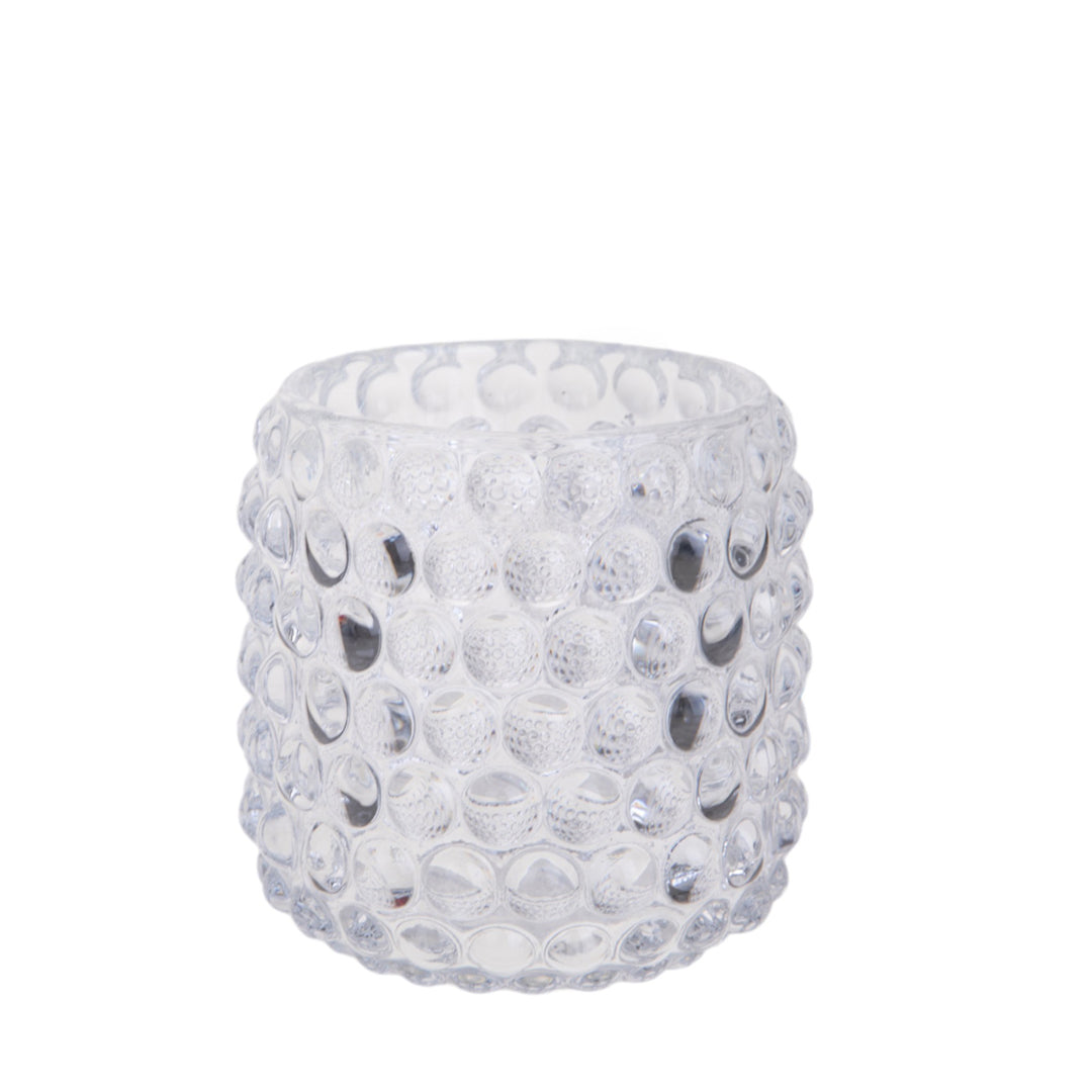 3 Pezzi • Porta Candela Bubble • 9 cm