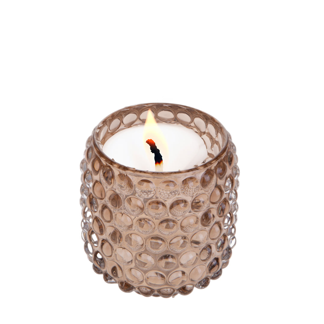 3 Pezzi • Porta Candela Bubble • 9 cm