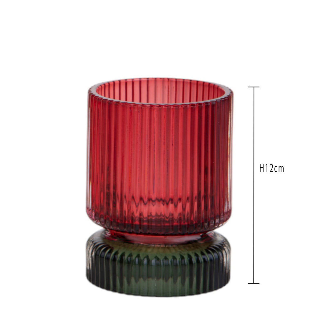 Porta Candela con Base • 12 cm