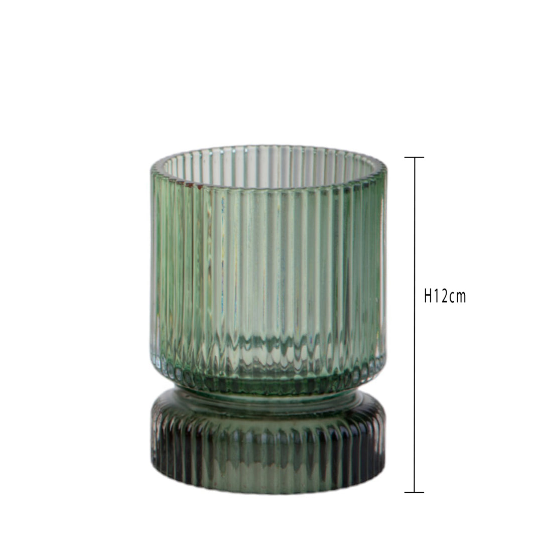 Porta Candela con Base • 12 cm