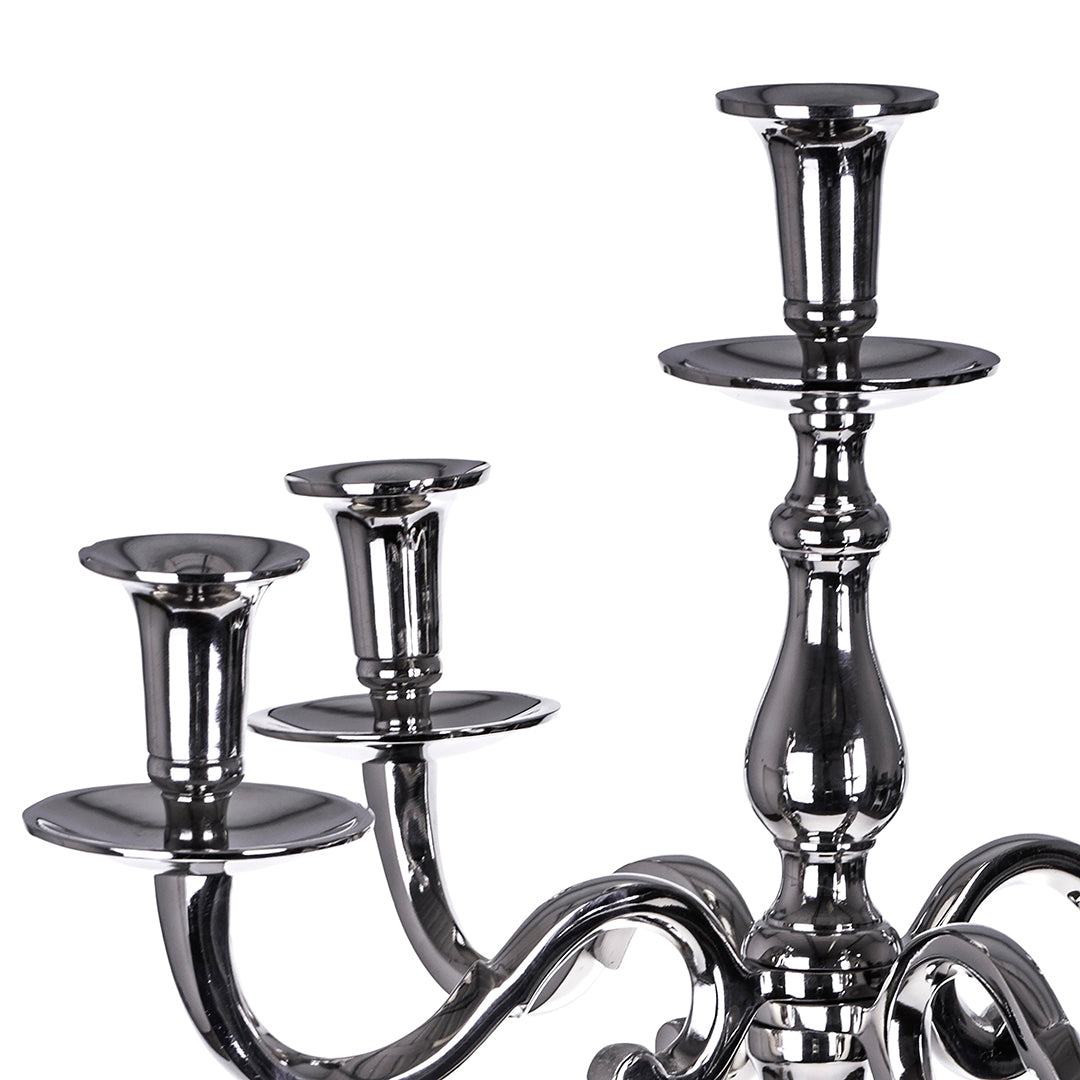 Candelabro metallo 5 bracci • 104 cm