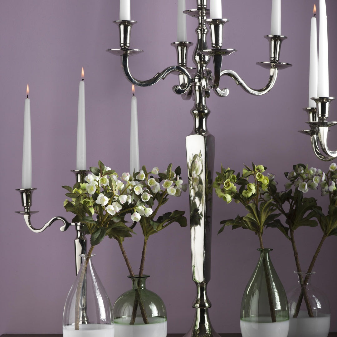 Candelabro metallo 5 bracci • 104 cm