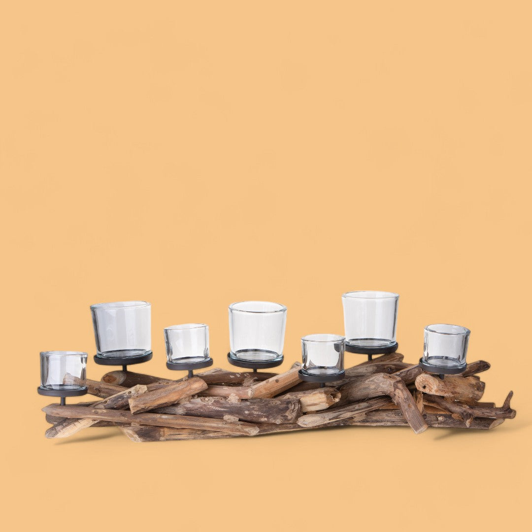 Porta Candele per 7  • 27 cm