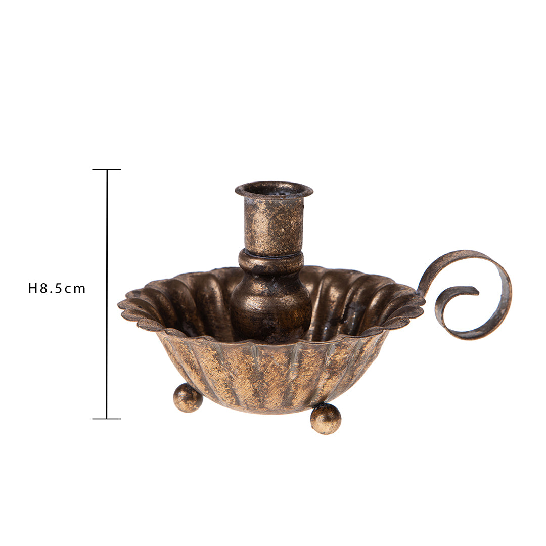 2 Pezzi • Porta Candela Bugia • 8,5 cm