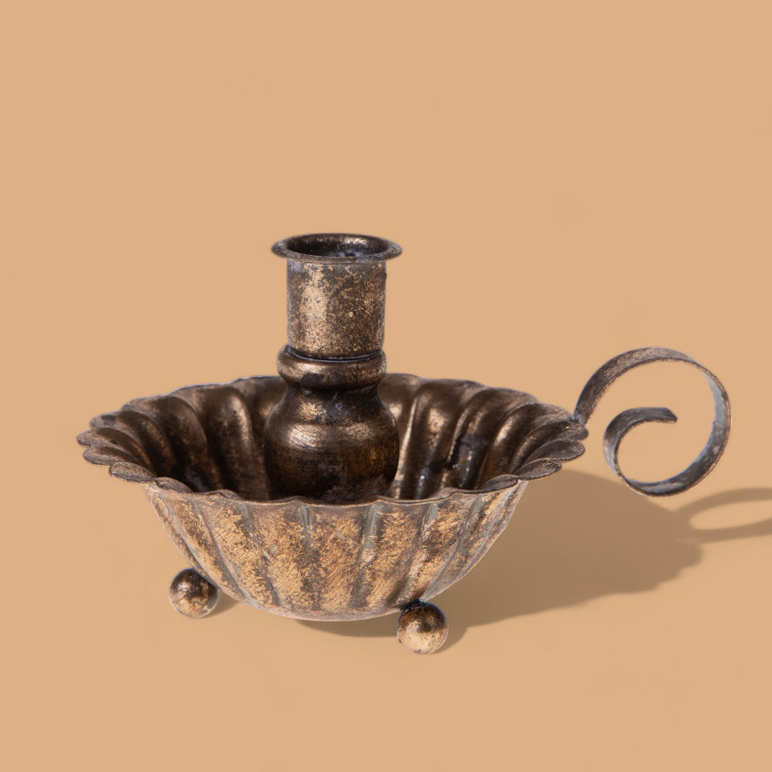 2 Pezzi • Porta Candela Bugia • 8,5 cm