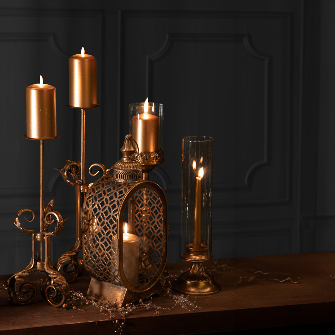 Porta Candele con para fiamma • 45 cm