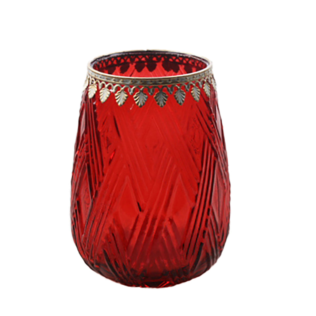 Porta tealight Decoro Metallo • 20 cm