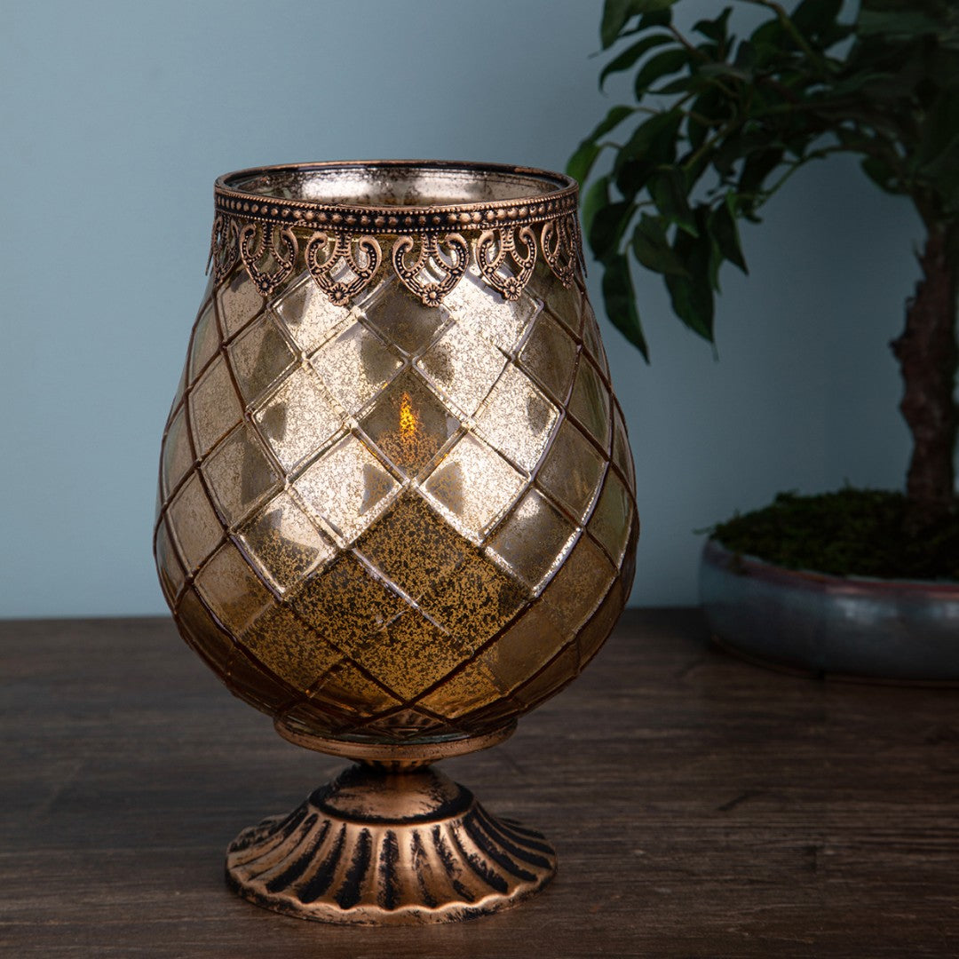 Porta tealight D.16 H24 • 24 cm