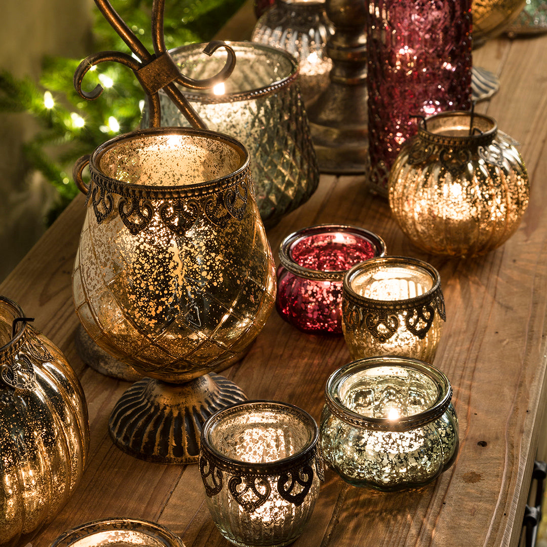 3 Pezzi • Porta tealight • 9 cm