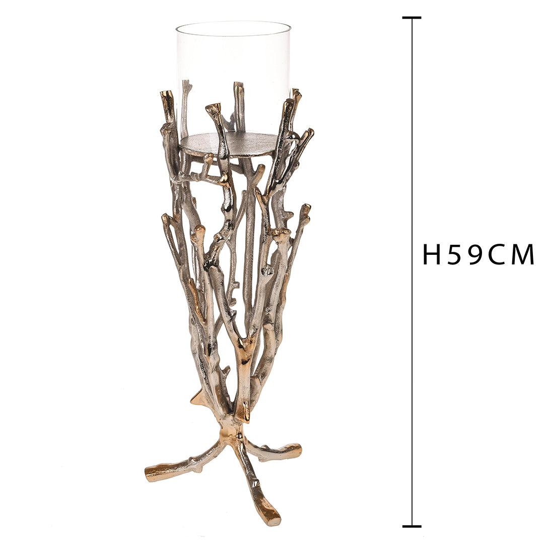 Portacero a forma di rami • 59 cm