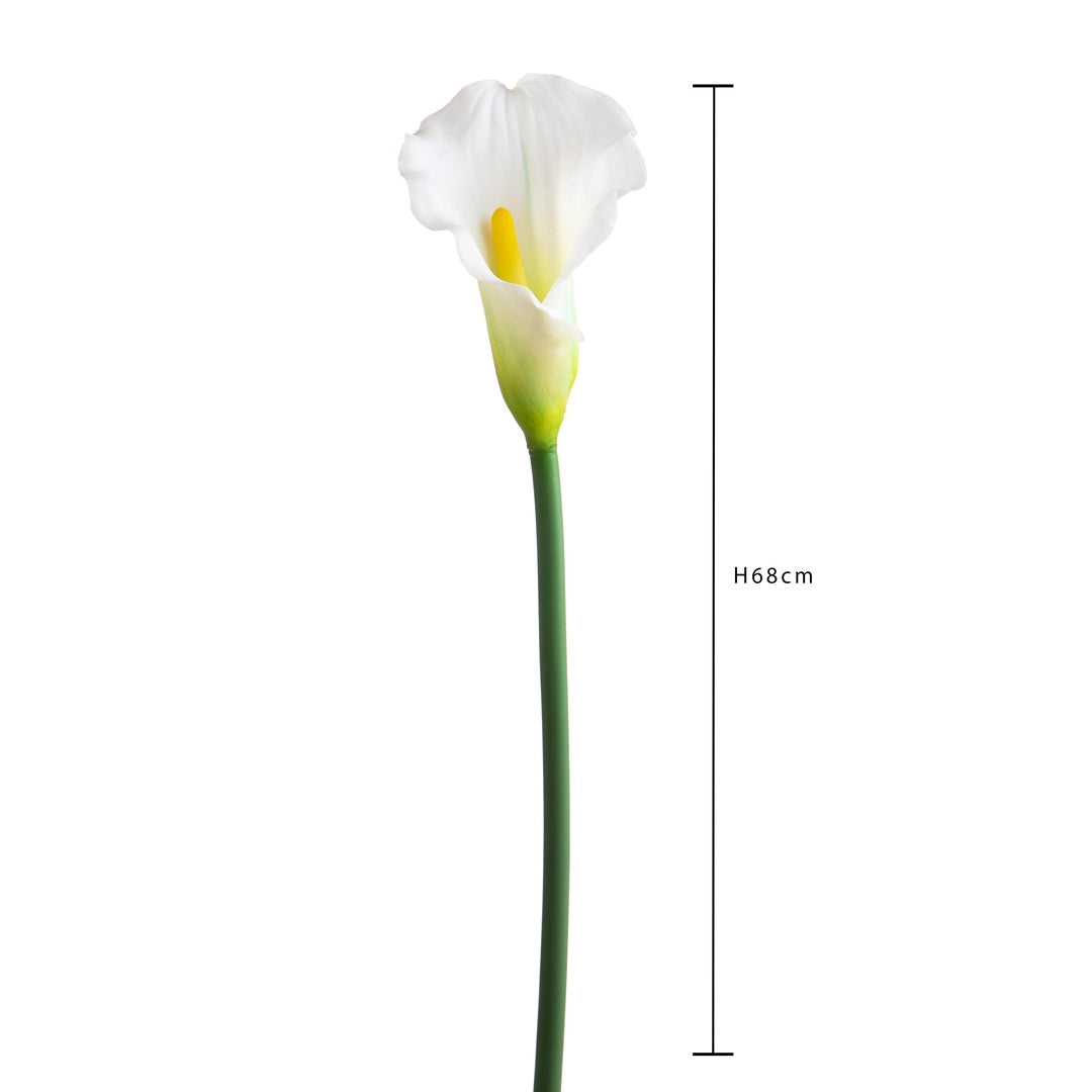 8 Pezzi • Fiore di calla singola artificiale • 69 cm