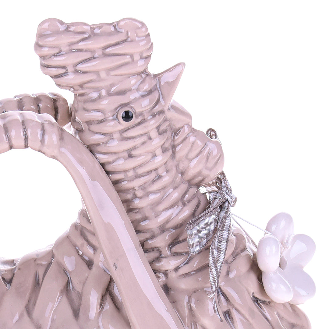 Gallina in ceramic apribile • 14 cm