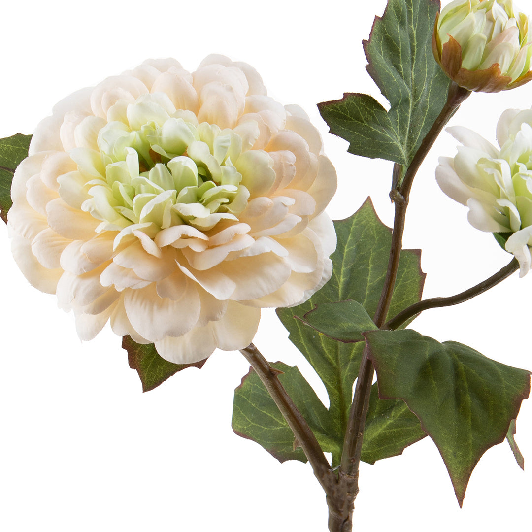 3 Pezzi • Fiore dalia artificiale 3 fiori • 59 cm