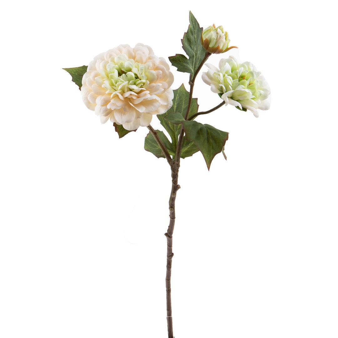 3 Pezzi • Fiore dalia artificiale 3 fiori • 59 cm
