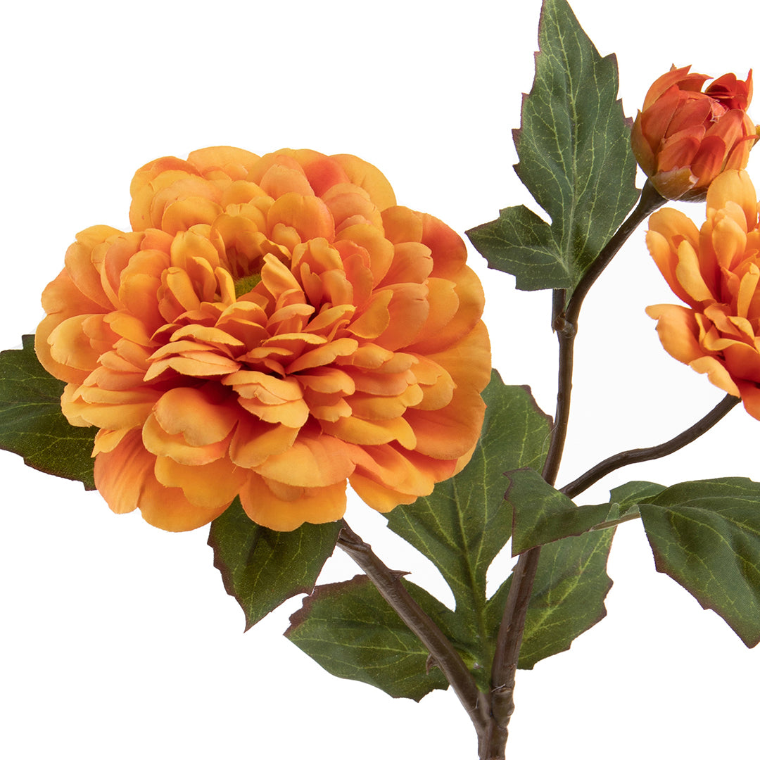 3 Pezzi • Fiore dalia artificiale 3 fiori • 59 cm