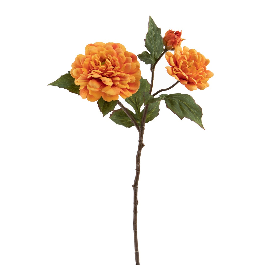 3 Pezzi • Fiore dalia artificiale 3 fiori • 59 cm