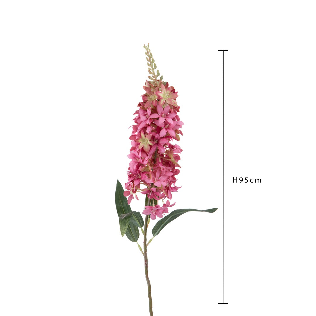 3 Pezzi • Fiore di violacciocca artificiale • 95 cm