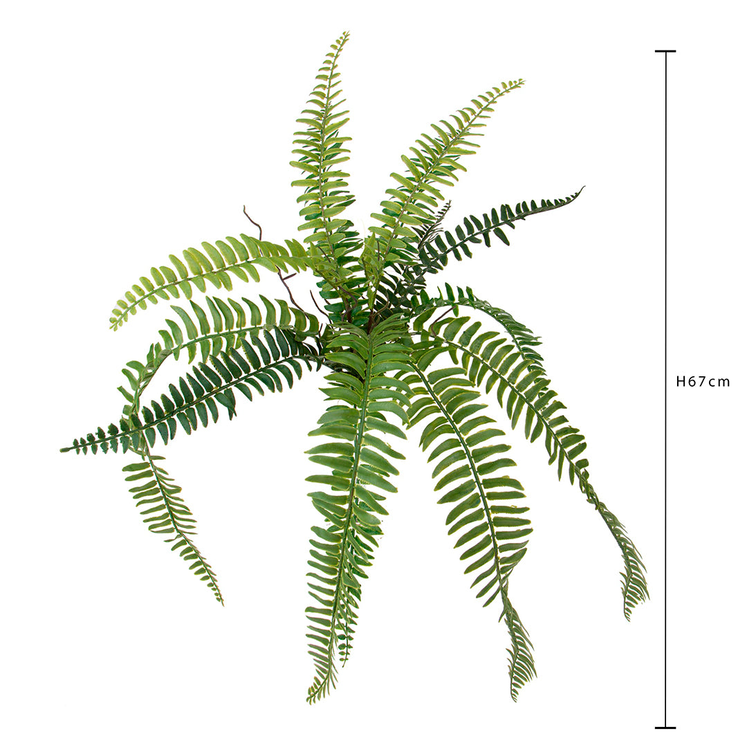 Felce boston artificiale • 23 cm