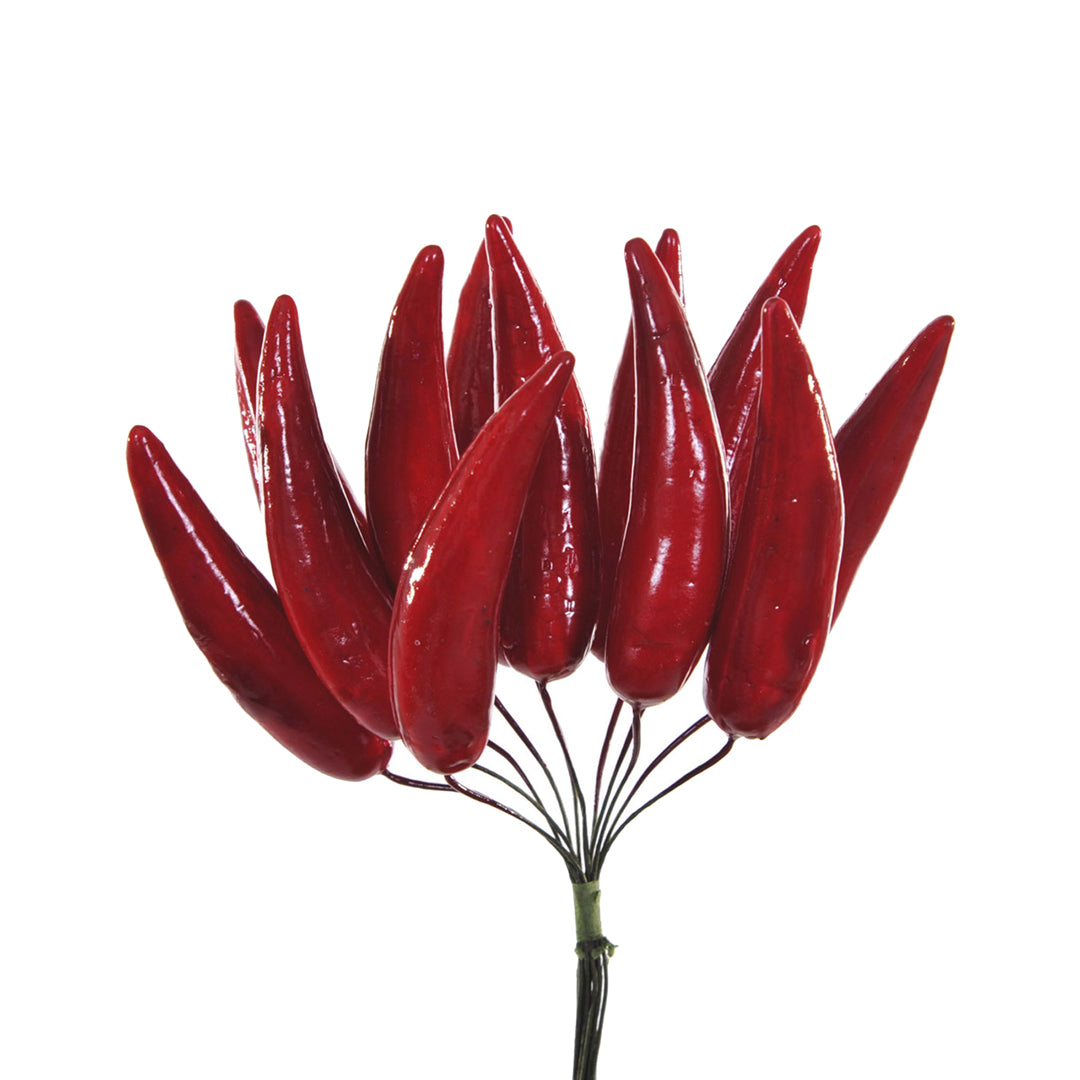 12 Pezzi •  Peperoncini 12 Pz  • 13 cm