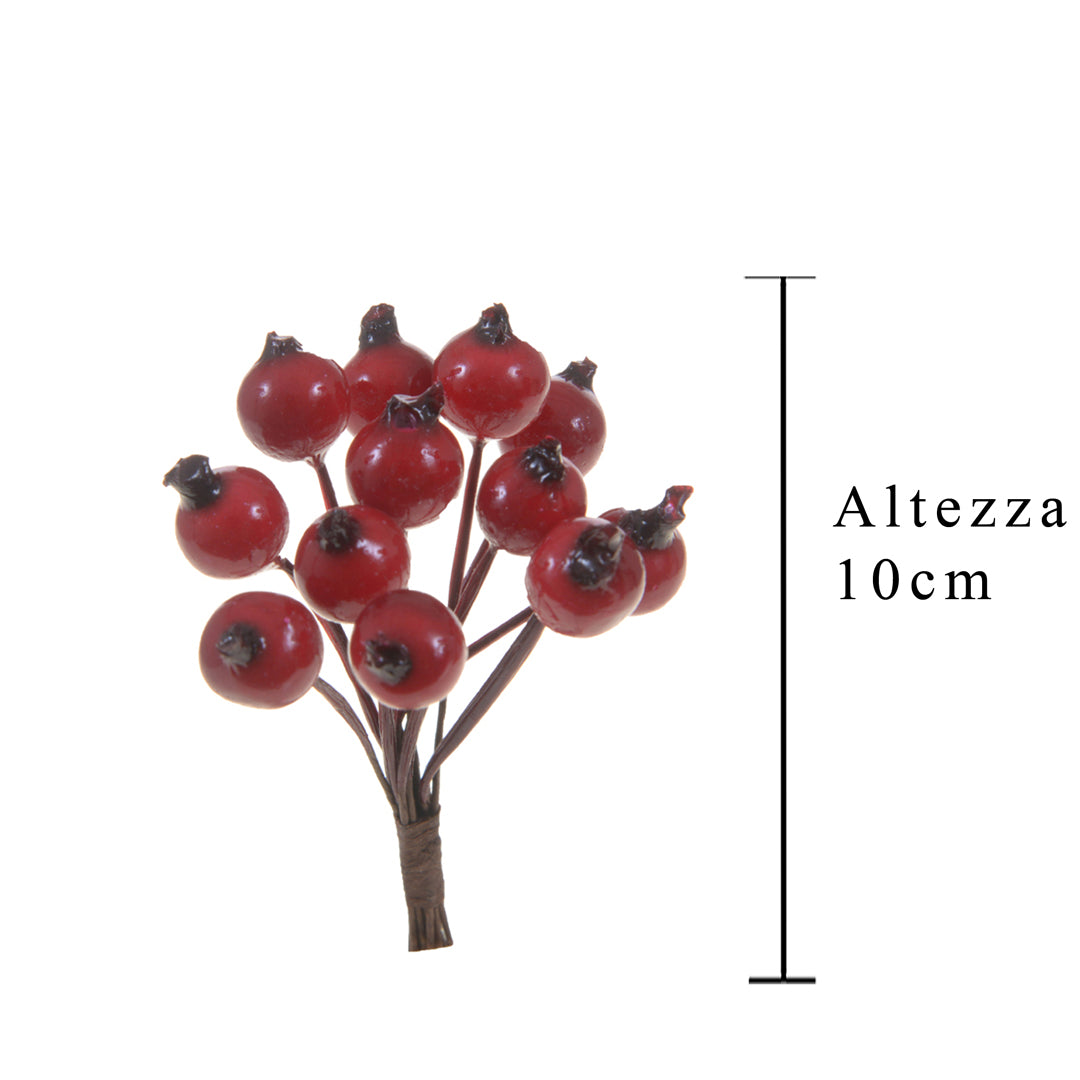 24 Pezzi • Bacche Pirichanta 12 Pz Dm • 10 cm