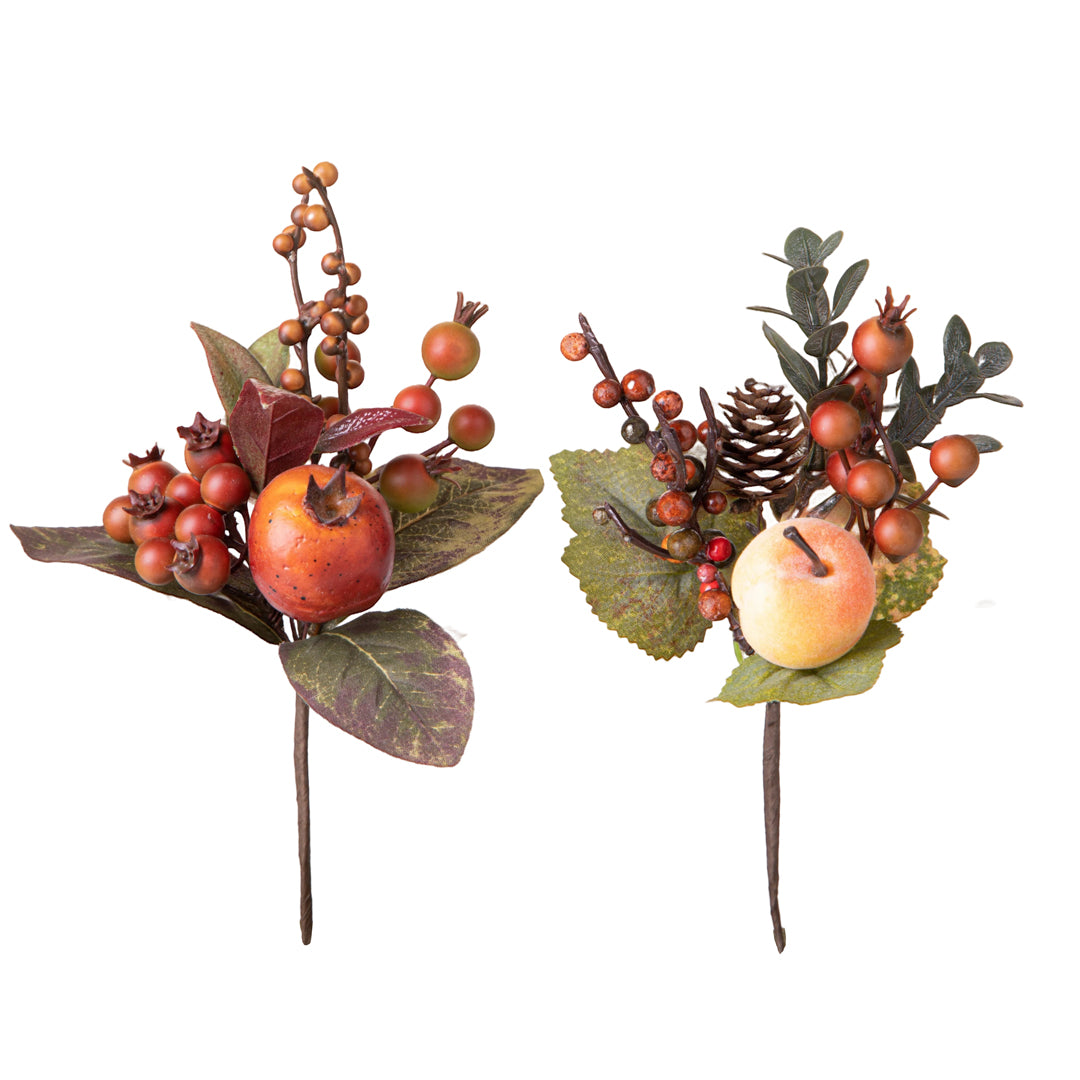 12 Pezzi • Pick con Frutta • 25 cm