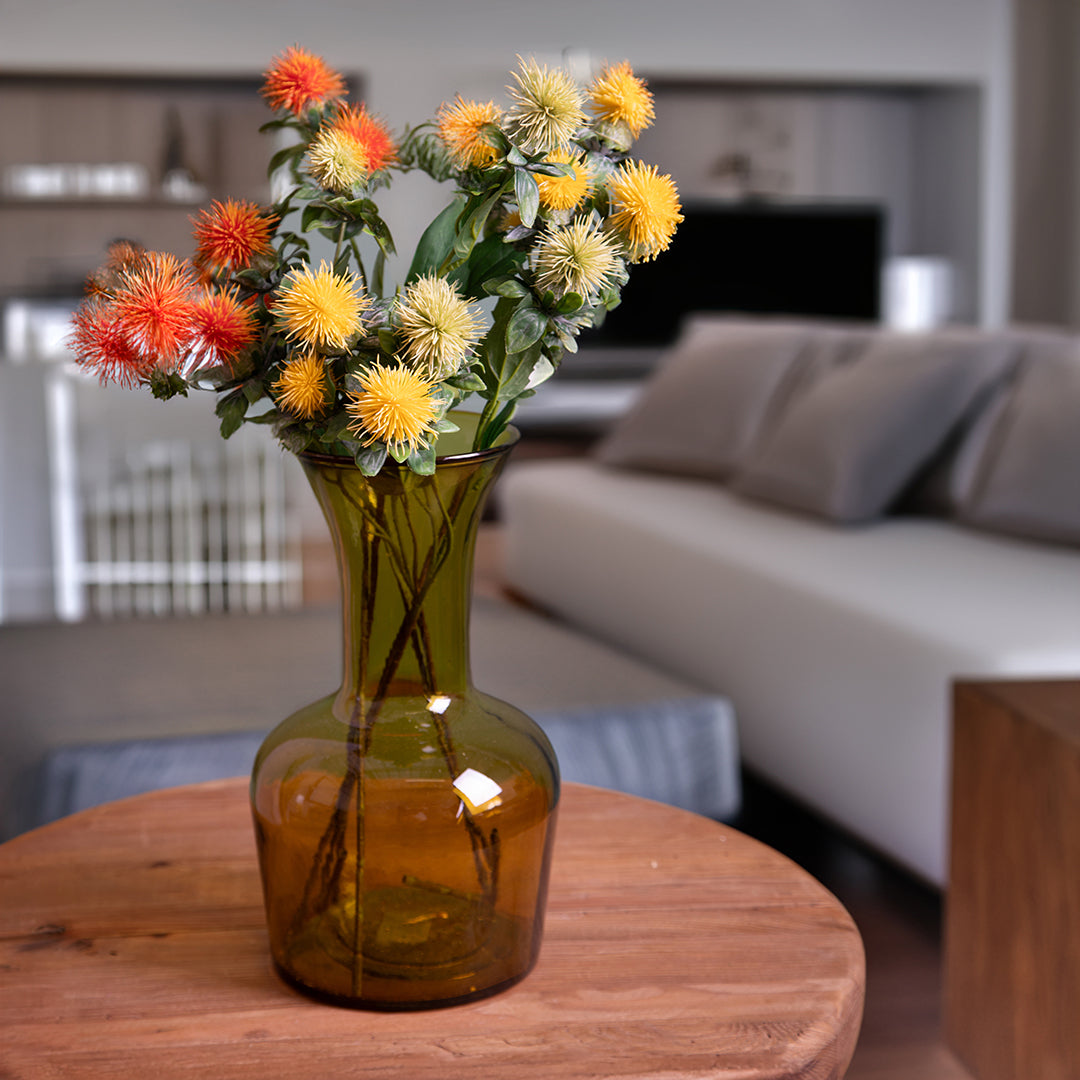 Carthamus per 3 fiori • 57 cm