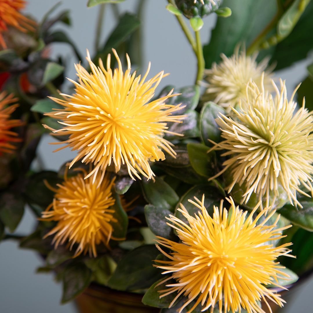 Carthamus per 3 fiori • 57 cm