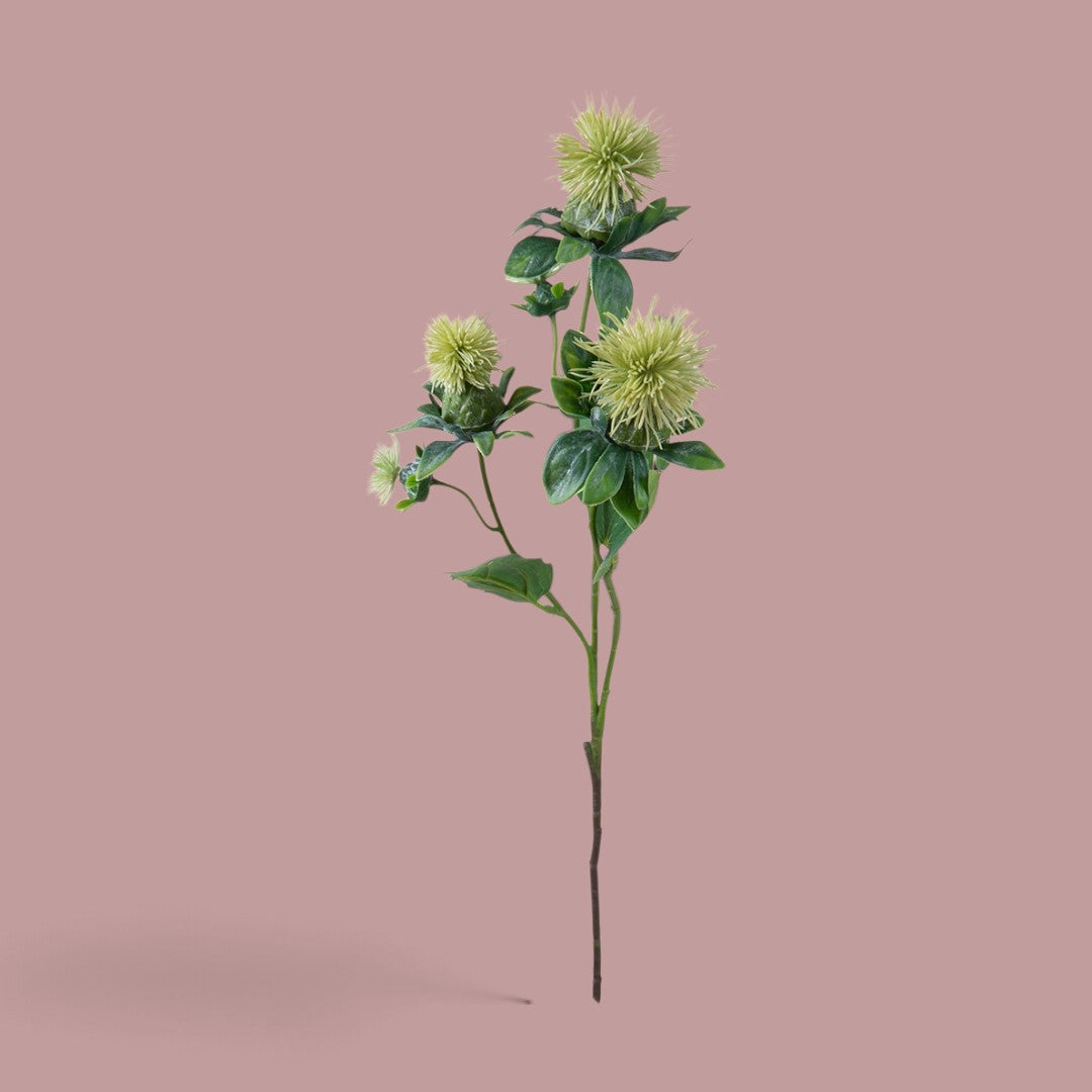 12 Pezzi • Carthamus per 3 fiori • 57 cm