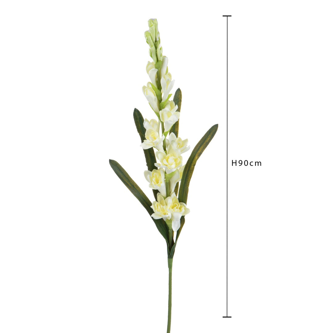 2 Pezzi • Fiore di tuberosa artificiale • 90 cm