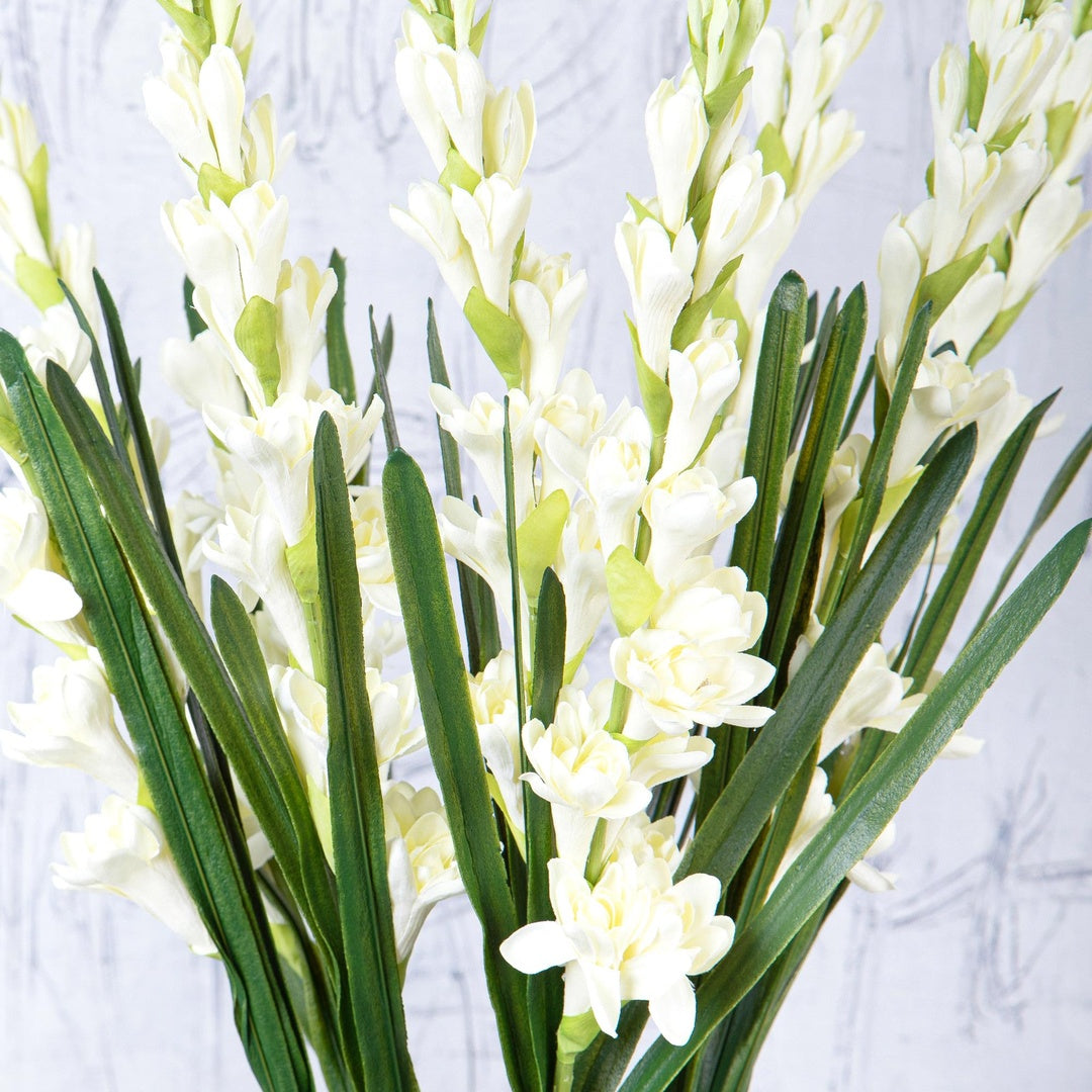 2 Pezzi • Fiore di tuberosa artificiale • 90 cm